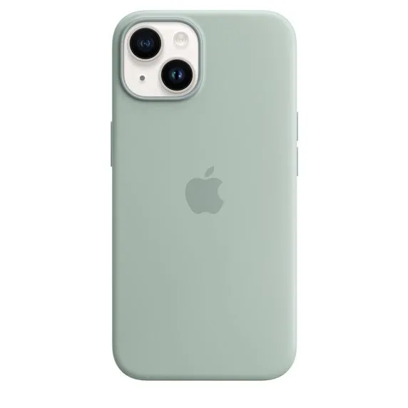 Чехол для Apple iPhone 14 Plus Magsafe Silicon Case - G Succulent