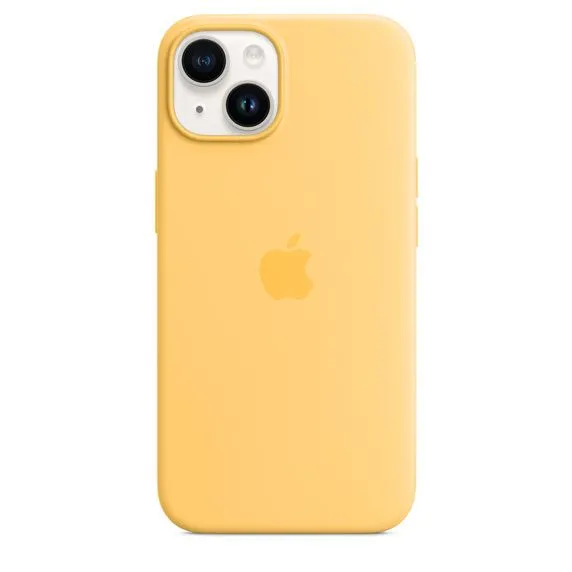 Чехол для Apple iPhone 14 Magsafe Silicon Case - G Sunglow