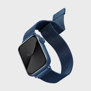 Ремешок Uniq Dante Strap Mesh Steel для Apple Watch 45/44/42 мм цвет Синий