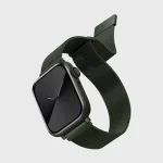 Ремешок Uniq Dante Strap Mesh Steel для Apple Watch 45/44/42 мм цвет Зеленый