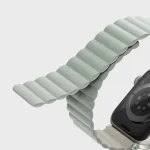 Ремешок Uniq Reversible Strap для Apple Watch 45/44/42 мм цвет Шалфей/Бежевый