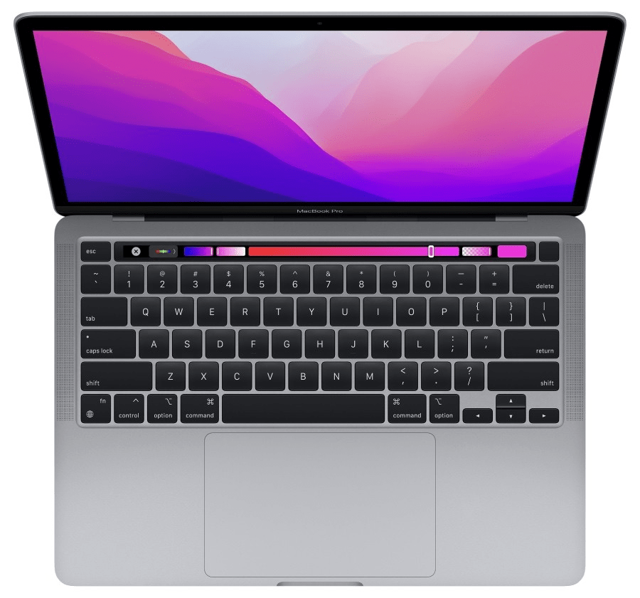 Ноутбук Apple MacBook Pro 13.3" M2 8C CPU/10C GPU, 8Gb, 512Gb SSD/Touch bar Серый космос MNEJ3