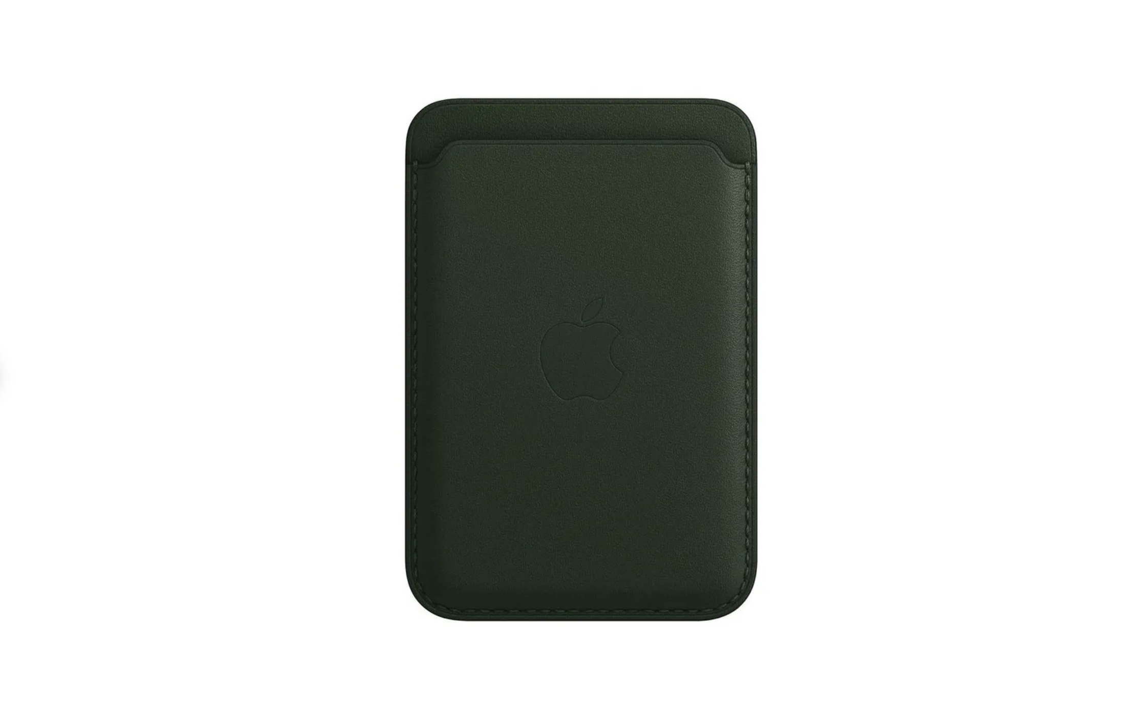 Чехол-бумажник MagSafe Gel для iPhone кожаный Зеленый