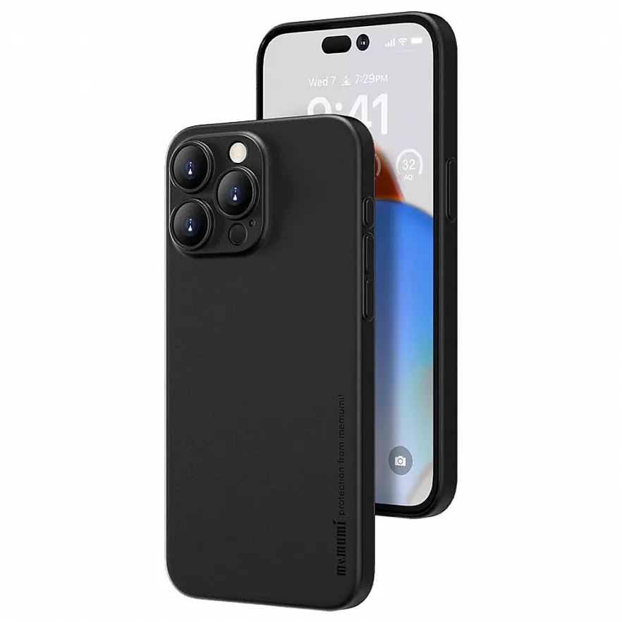 Чехол Memumi Ultra Slim 0.3 iPhone 15 Pro Max 6.7" Черный