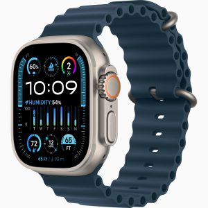 Apple Watch Ultra 2 GPS + Cellular 49 мм корпус из титана ремешок Ocean синего цвета