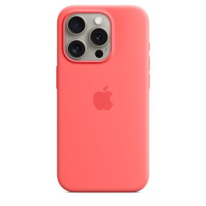 Чехол для iPhone 15 Pro Max Silicone Case Magsafe – G Гуава