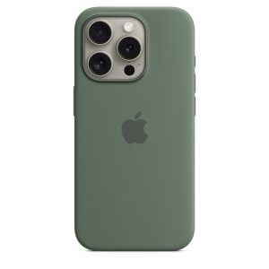 Чехол для iPhone 15 Pro Silicone Case Magsafe – G Кипарис